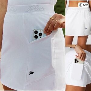 FABLETICS athletic pocket skirt with built in shorts Womens - XS White